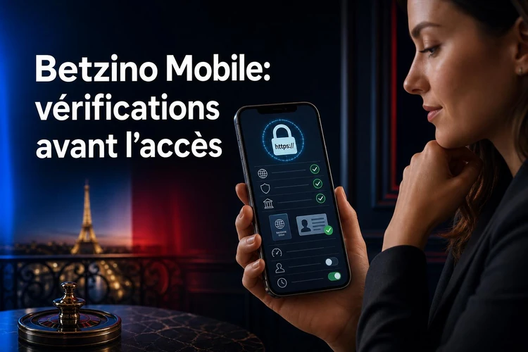 Betzino Mobile: ce qu'il faut vérifier avant l'accès