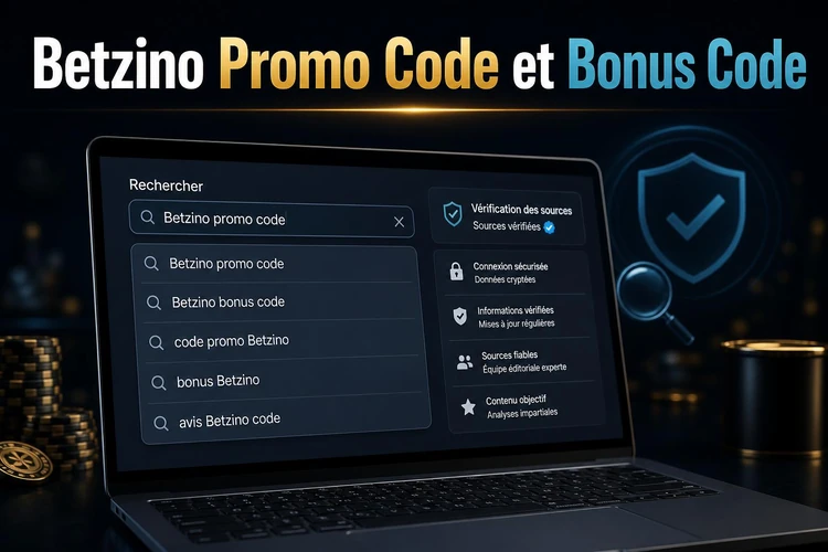 Betzino Promo Code et Betzino Bonus Code: variantes de recherche