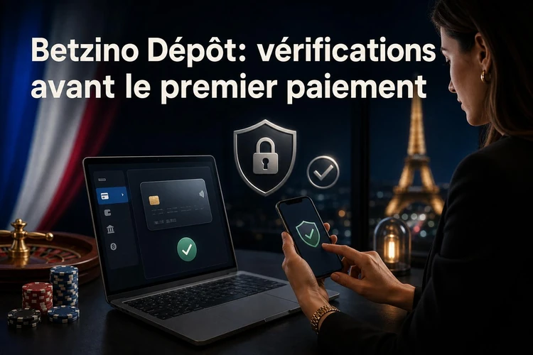 Betzino Dépôt: vérifications avant le premier paiement