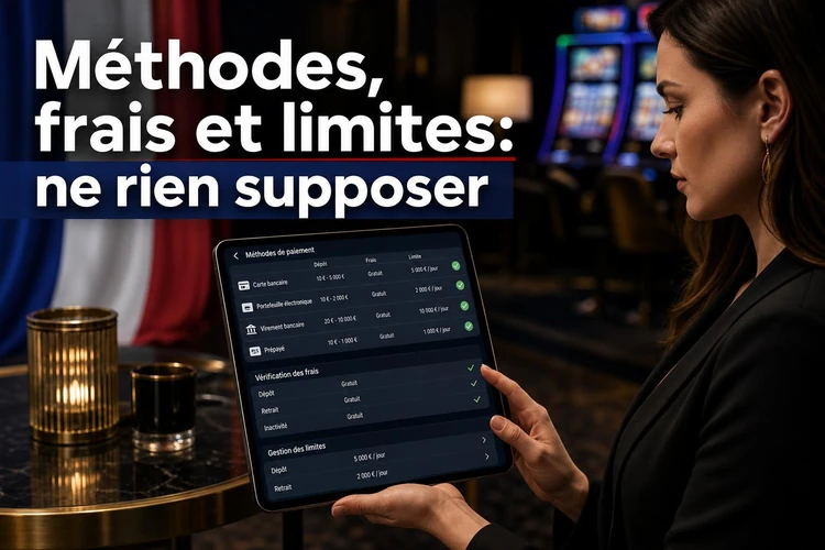 Méthodes, frais et limites: ne rien supposer